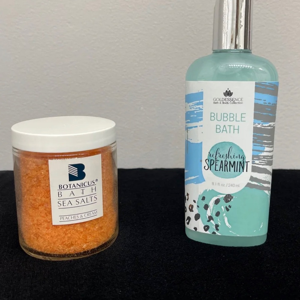Bubble Bath & Sea Salts Combo